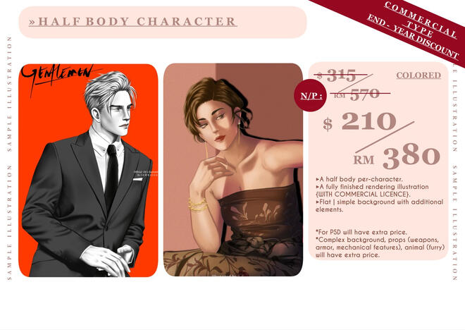 COLOR HALF BODY ( 1 CHR )